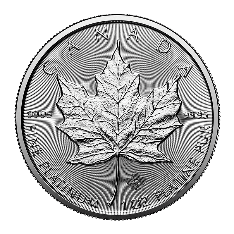 Image pour Pièce Feuille d’érable en platine de 1 oz (2024) à partir de Métaux précieux TD